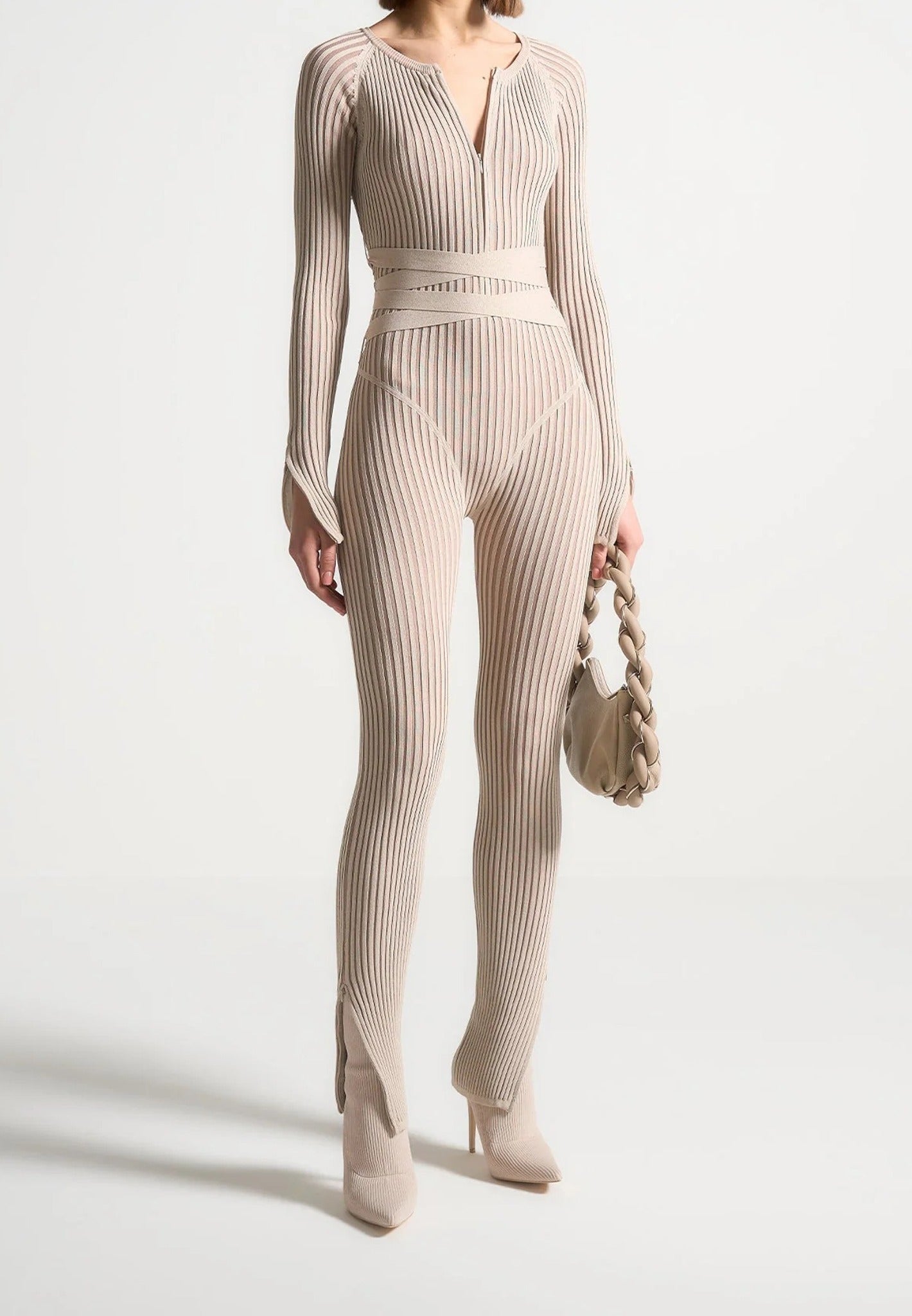 knitted-two-tone-jumpsuit-with-belt-beige-taupe 