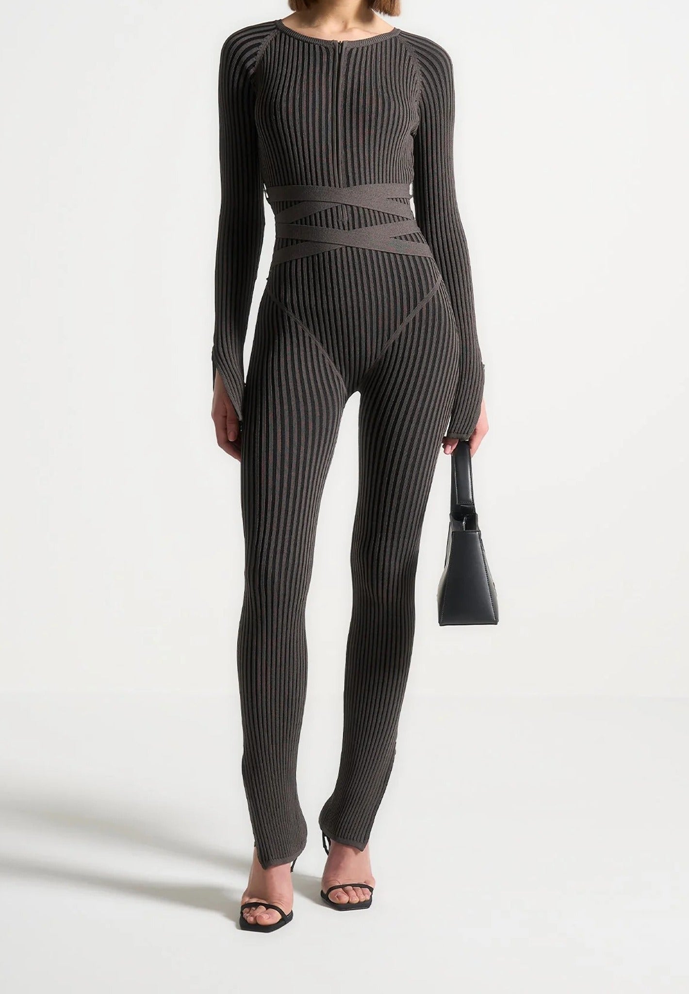 knitted-two-tone-jumpsuit-with-belt-grey-black 
