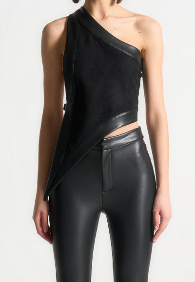 vegan-suede-leather-asymmetric-backless-top-black