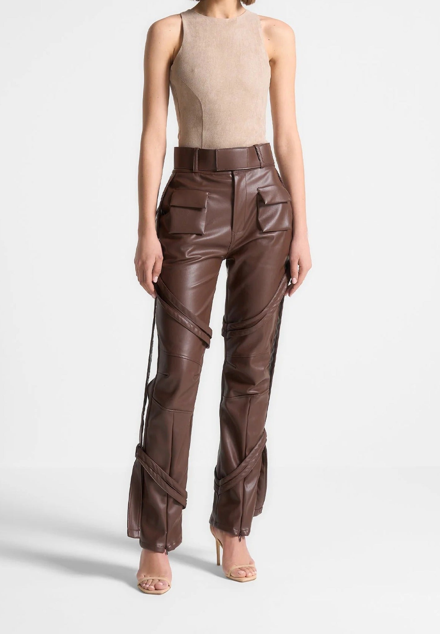 eternelle-vegan-suede-racer-neck-bodysuit-taupe 