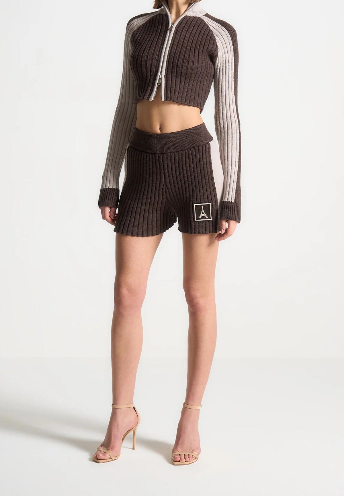 rib-knit-track-shorts-brown-beige
