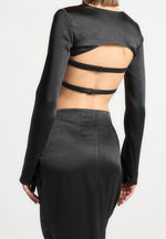 satin-drape-bandeau-bolero-top-black