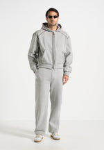 Marcel - Whipstitch Regular Jogger - Light Grey