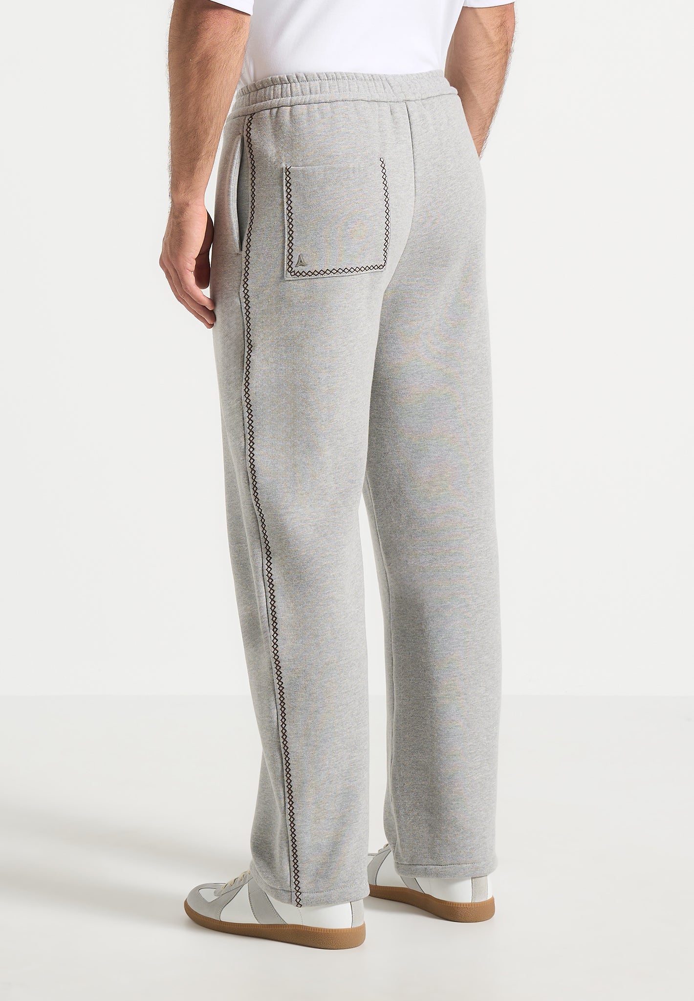 Marcel - Whipstitch Regular Jogger - Light Grey 