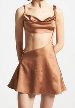 satin-bralette-fluted-mini-dress-bronze