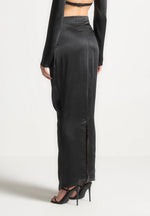 satin-drape-belted-maxi-skirt-black