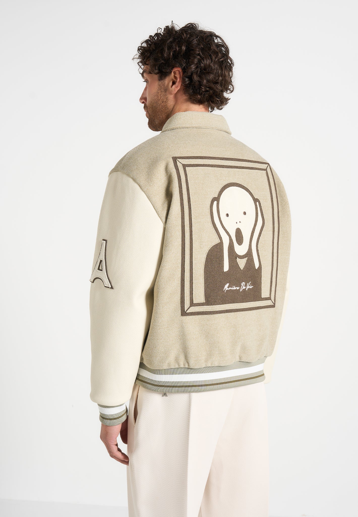 Le Galerie - Varsity Jacket - Sage 