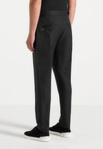 Hubert - Slim Fit Tailored Trousers - Black