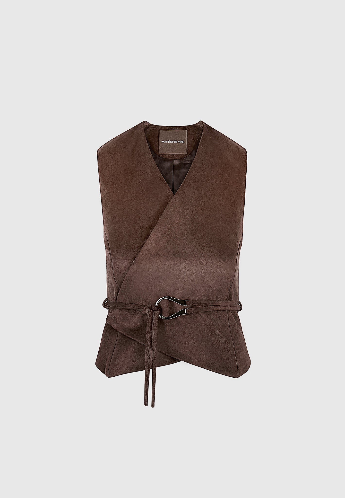suede-wrap-waistcoat-with-belt-brown