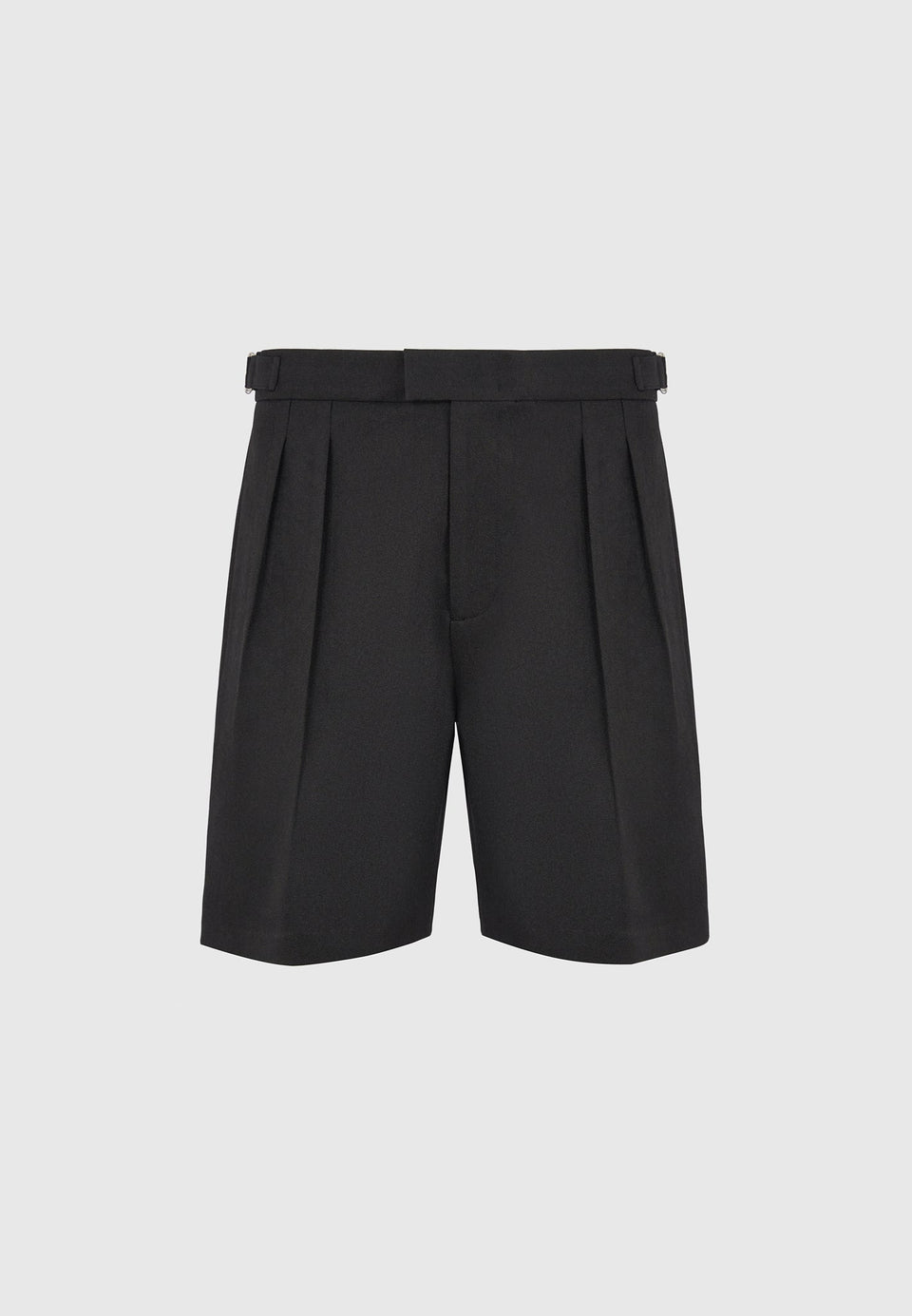 twin-pleat-tailored-shorts-black