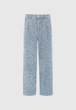 Arnault - Boucle Pleated Jeans - Blue