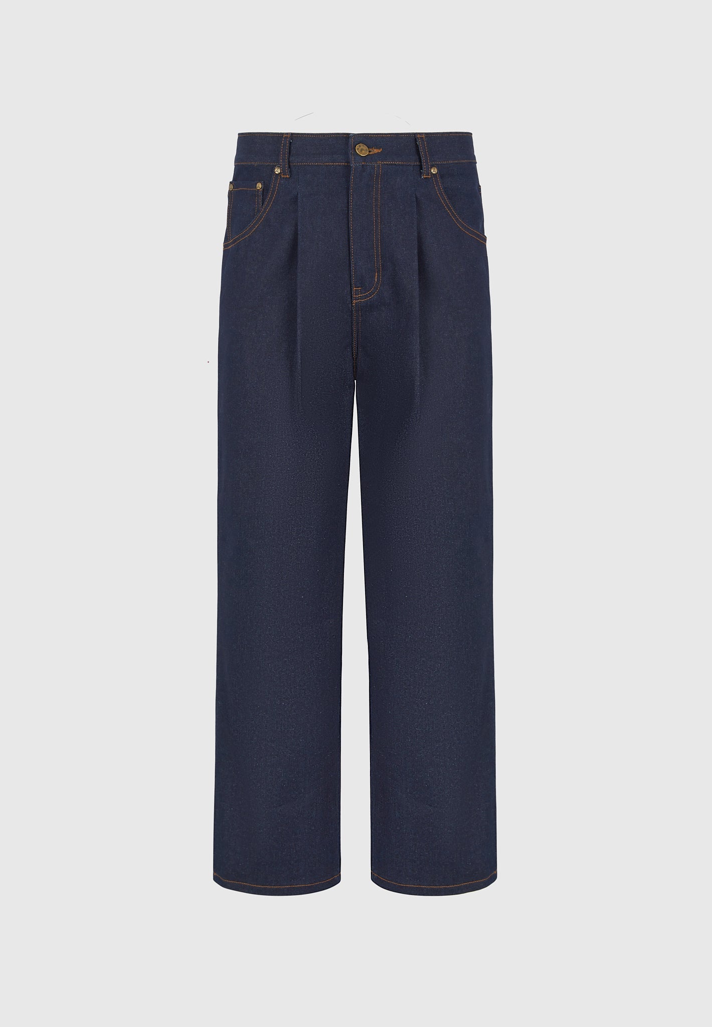 Arnault - Pleated Denim Jeans - Indigo
