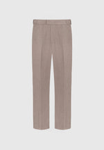 Joseph - Regular Fit Pinstripe Tailored Trousers - Taupe