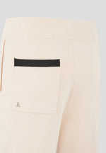 Regis - Contrast Detail Knit Shorts - Cream
