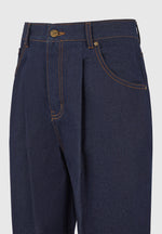 Arnault - Pleated Denim Jeans - Indigo