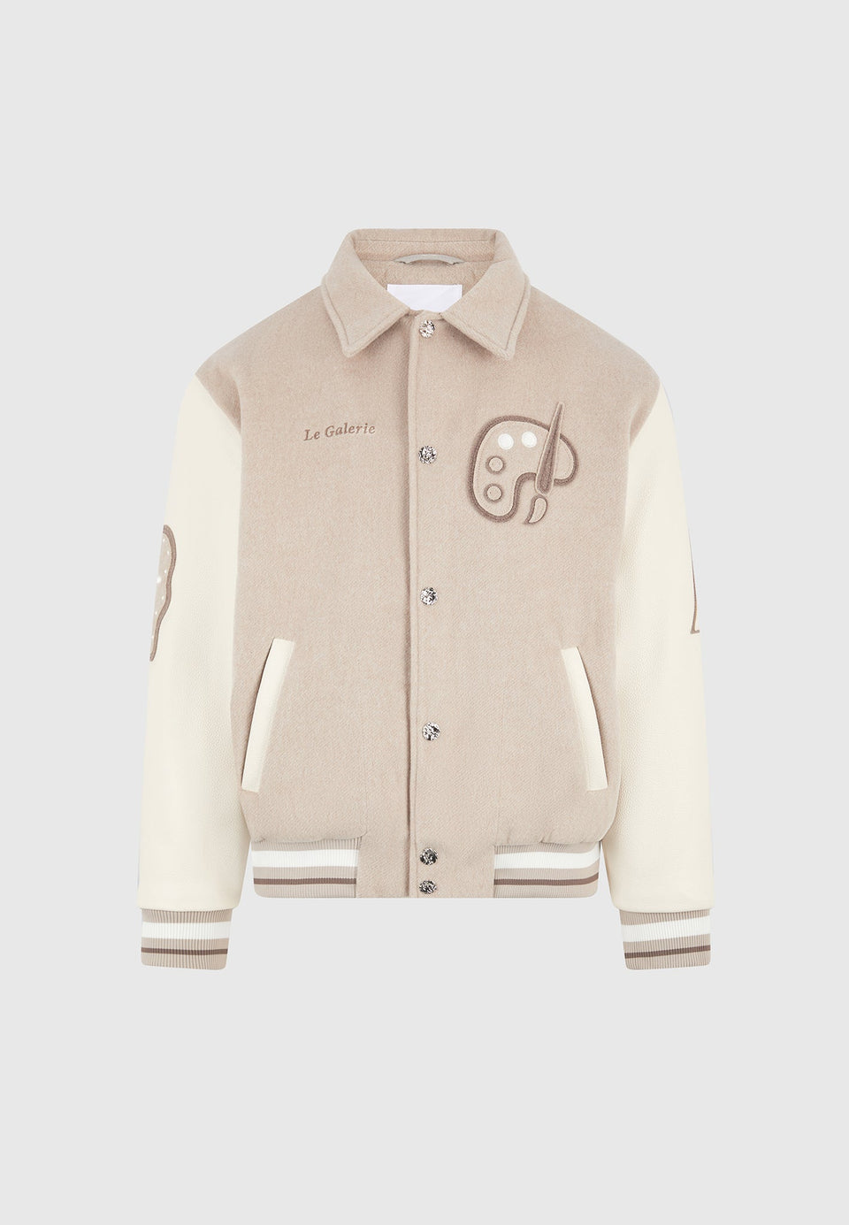 le-galerie-wool-blend-varsity-jacket-beige