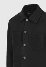 twill-pocket-cropped-shirt-black
