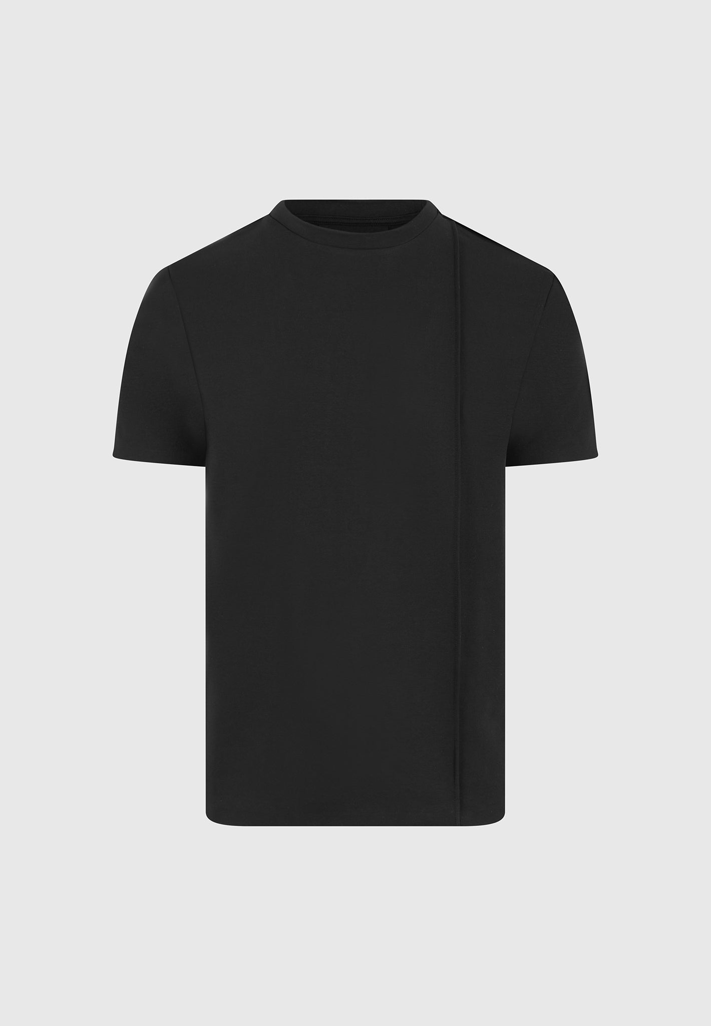 eternel-regular-fit-cotton-t-shirt-with-pintuck-black