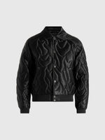 Ugo - Satin Embroidered Jacket - Black