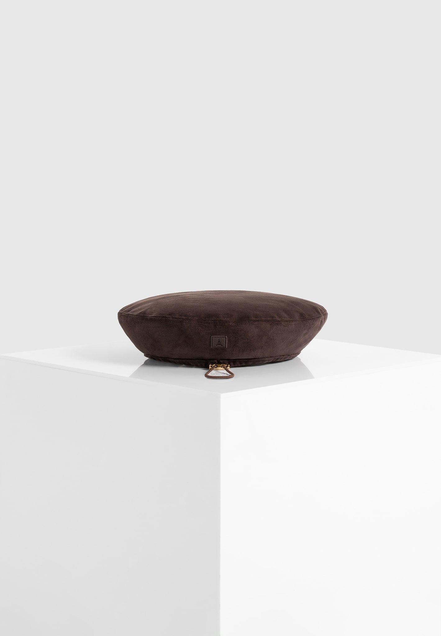 Anya - Suede Beret - Brown