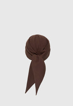 Arianne - Linen Bandana Cap - Brown