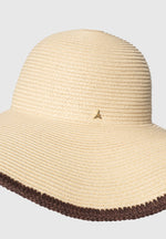 Sandrine - Raffia Oversized Sun Hat - Natural