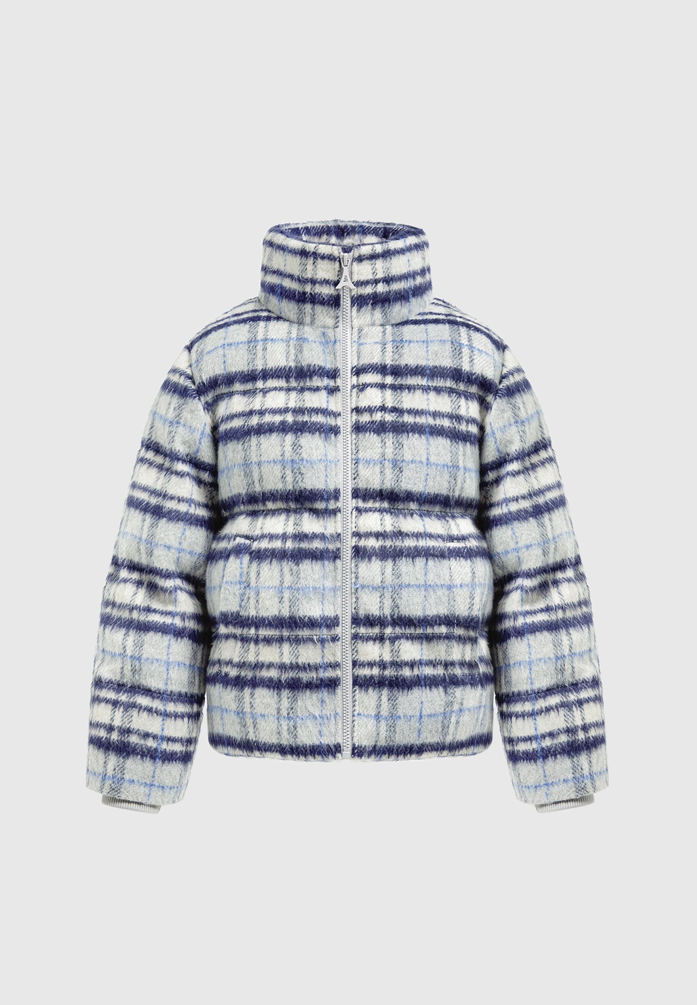 brushed-check-puffer-jacket-blue