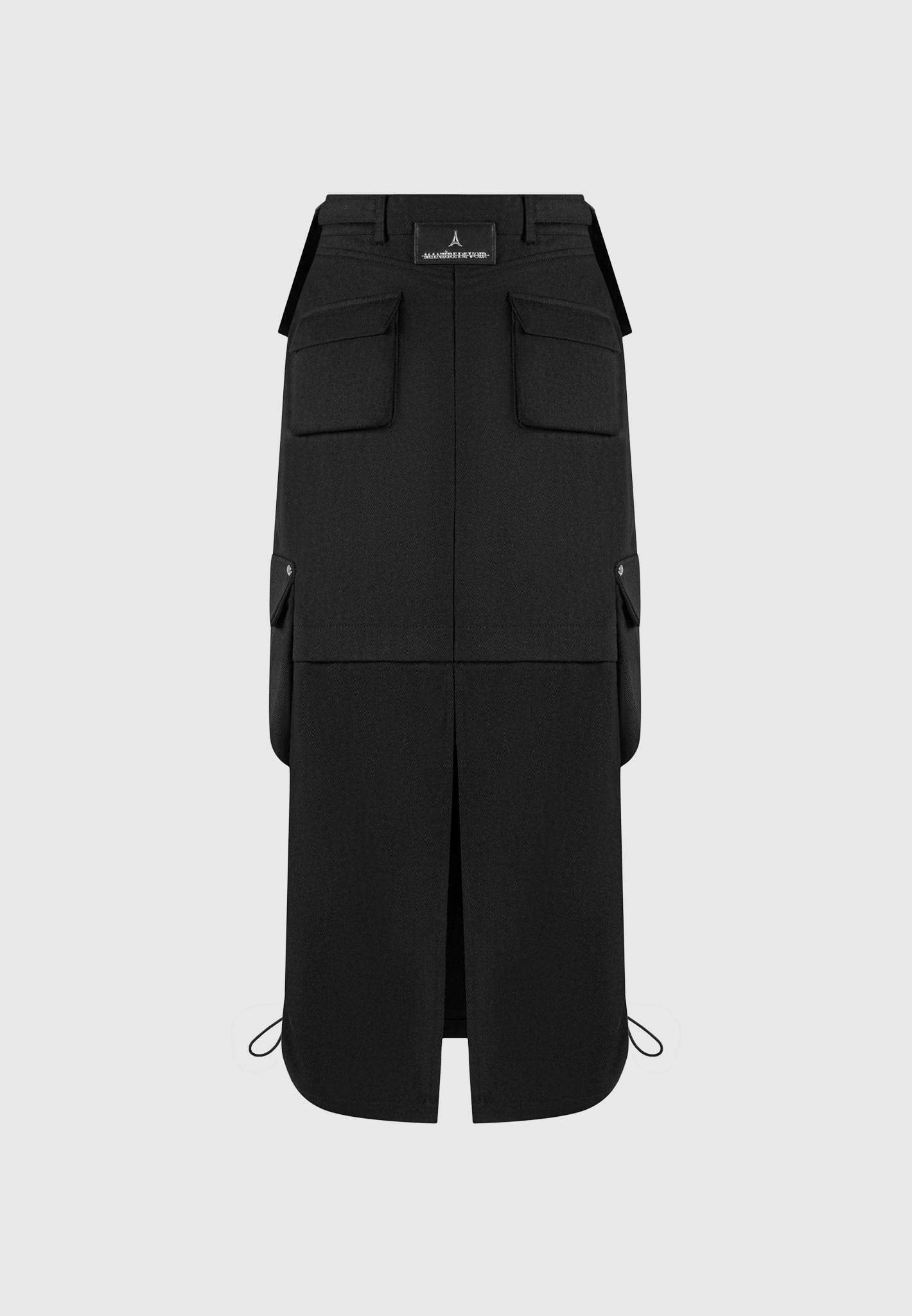 cargo-midi-skirt-black