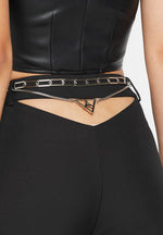 cut-out-flared-trousers-with-chain-belt-black