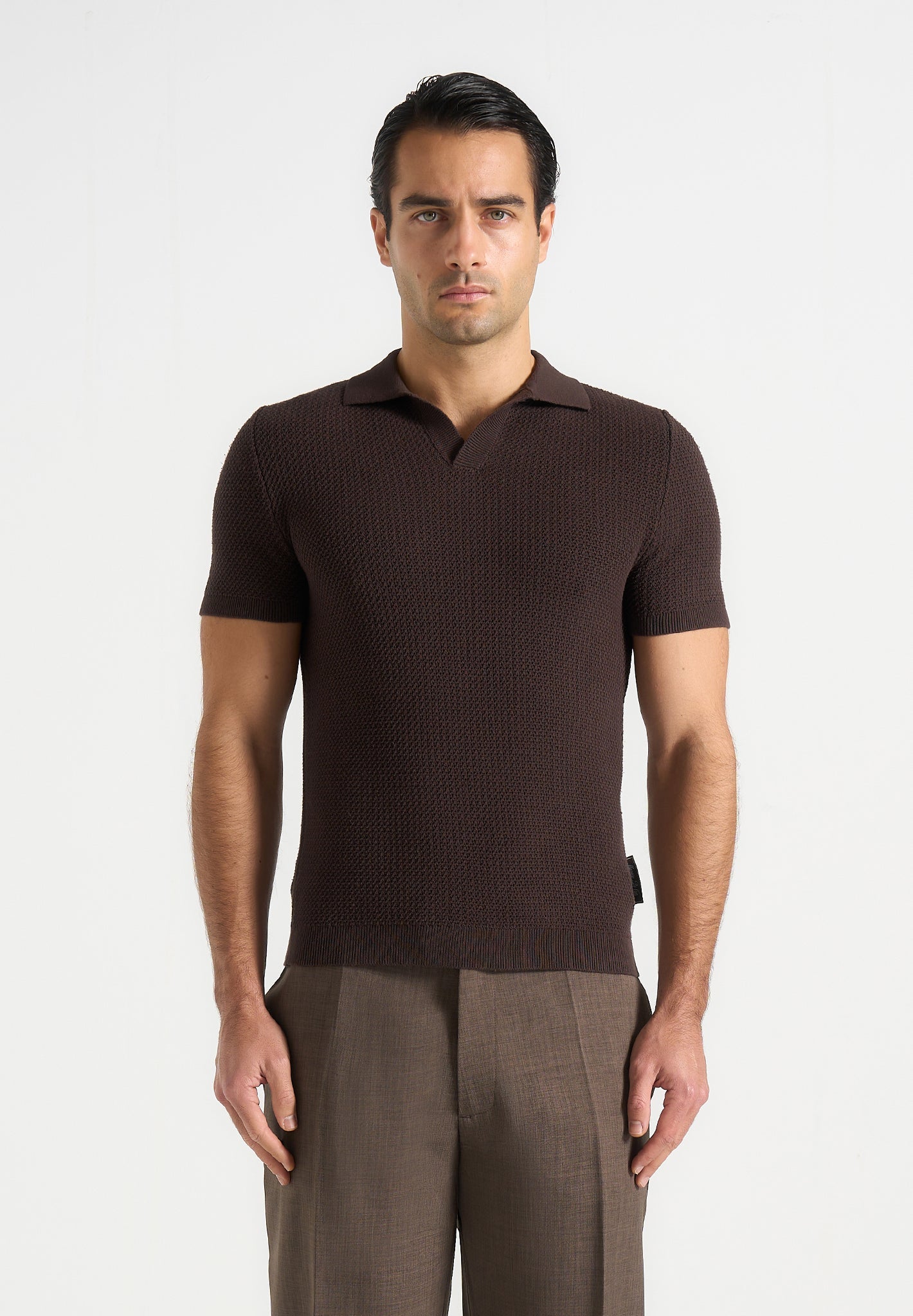 rowen-textured-knit-revere-polo-shirt-brown