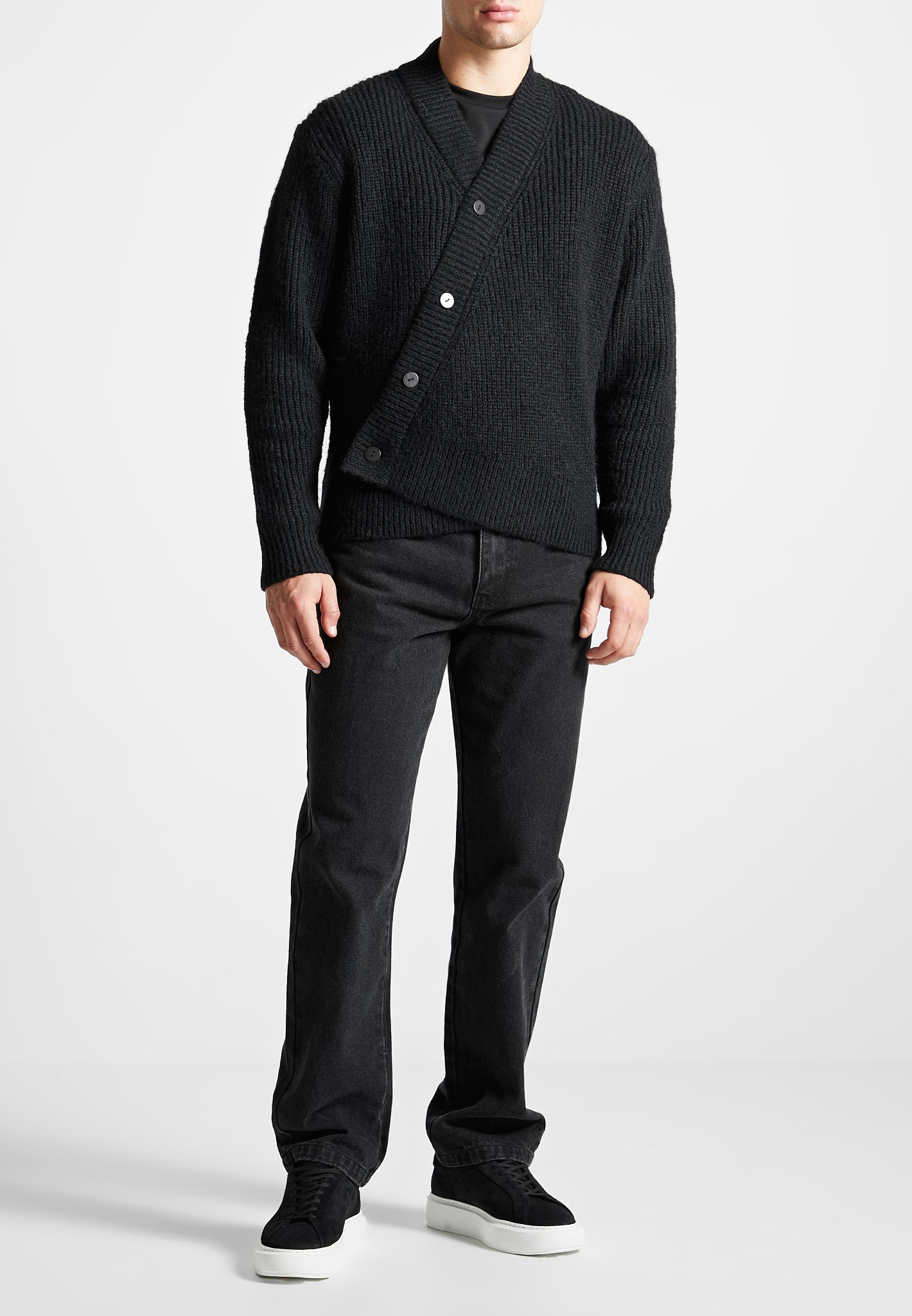 double-breasted-brushed-knit-cardigan-black 