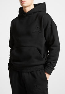 Victor - Eiffel Embossed Hoodie - Black