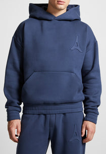 Victor - Eiffel Embossed Hoodie - Airforce Blue