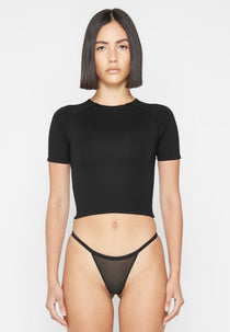 Short Sleeve T Shirt - Black