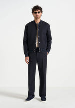Joseph - Regular Fit Pinstripe Tailored Trousers - Navy