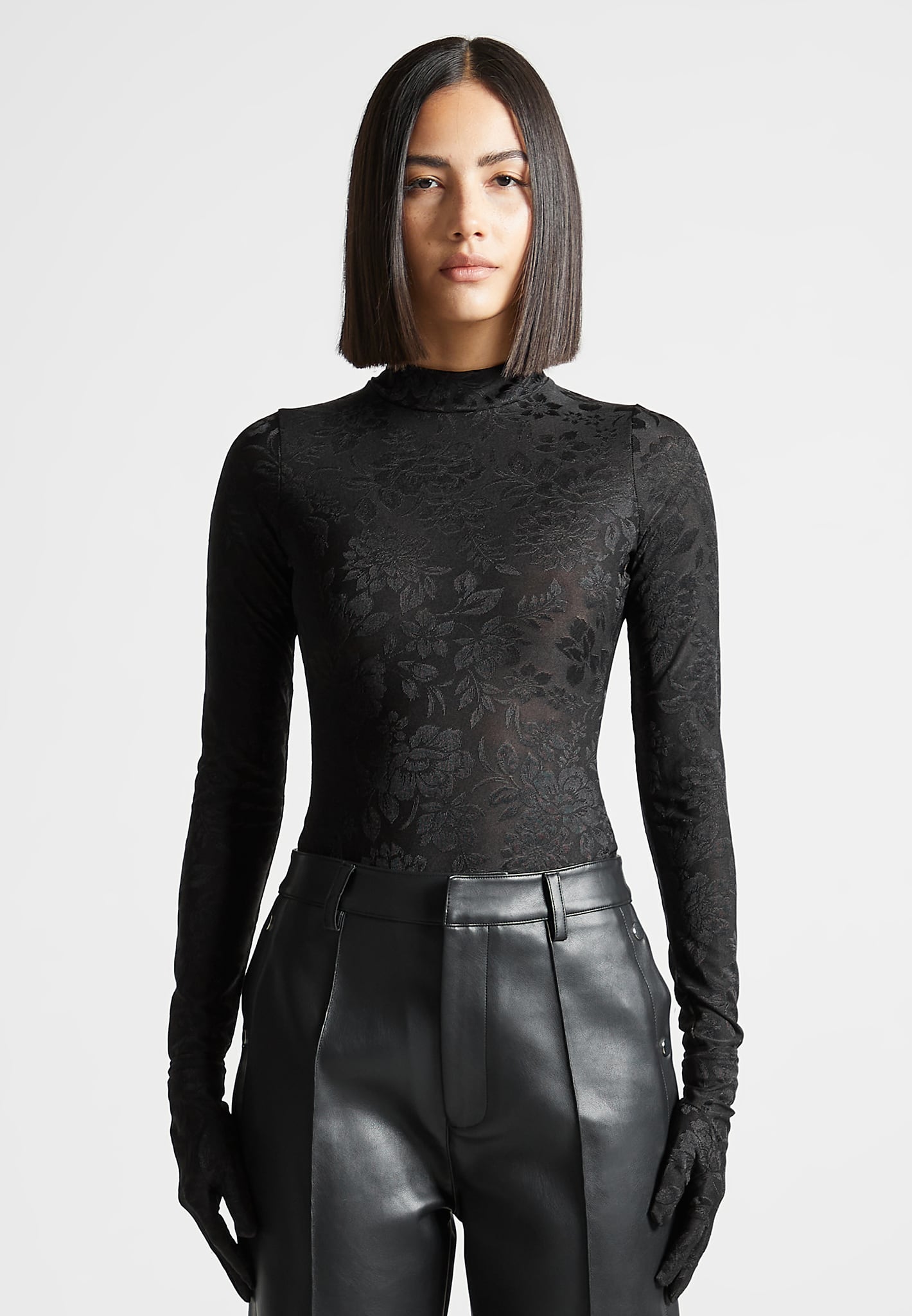 jacquard-bodysuit-with-gloves-black 
