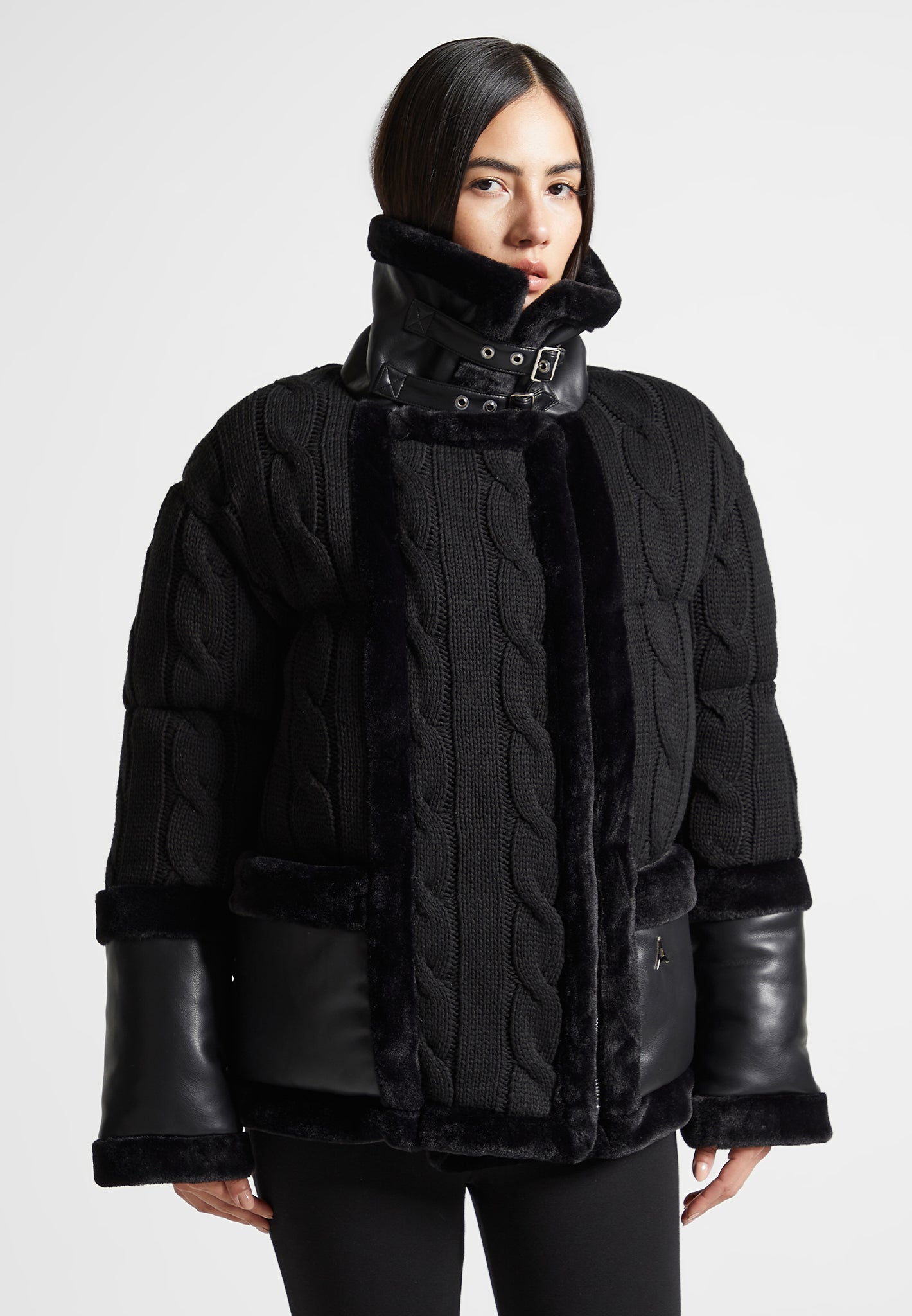 knit-and-plush-puffer-biker-jacket-black 