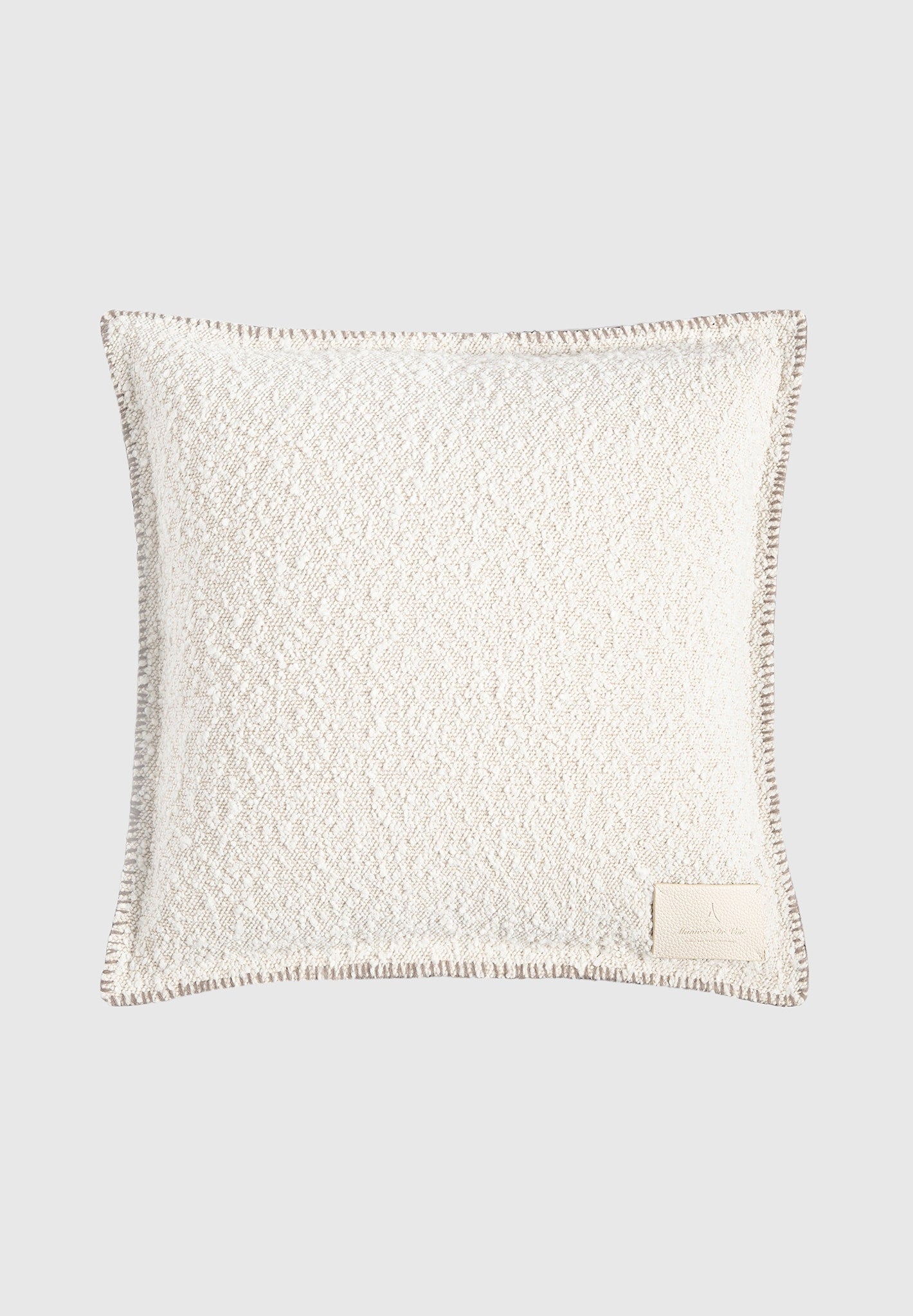 boucle-whipstitch-reversible-cushion-brown-cream 