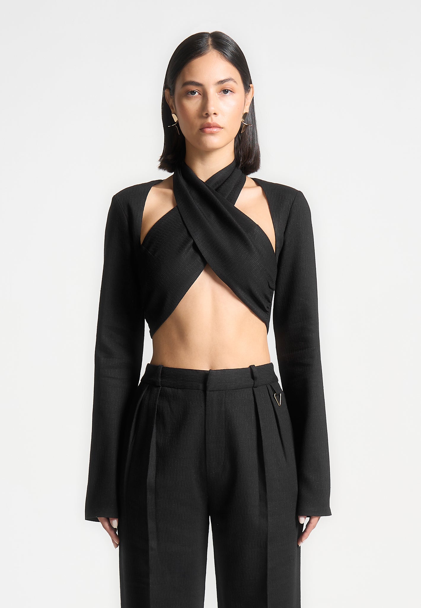 linen-crossover-bolero-top-black 