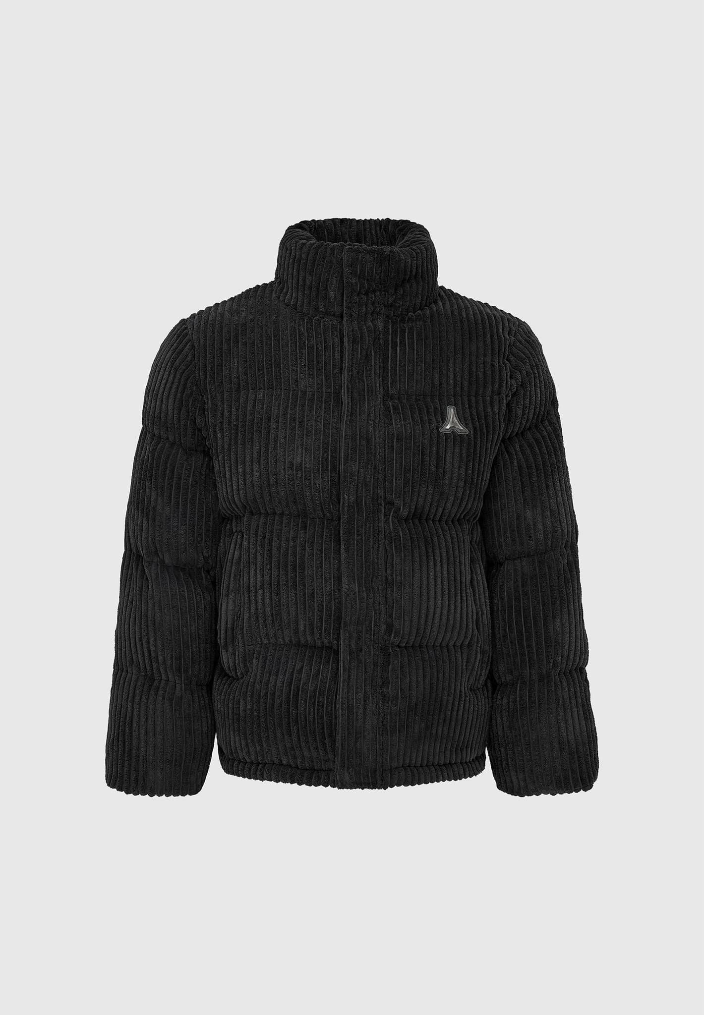 ribbed-velour-puffer-jacket-black