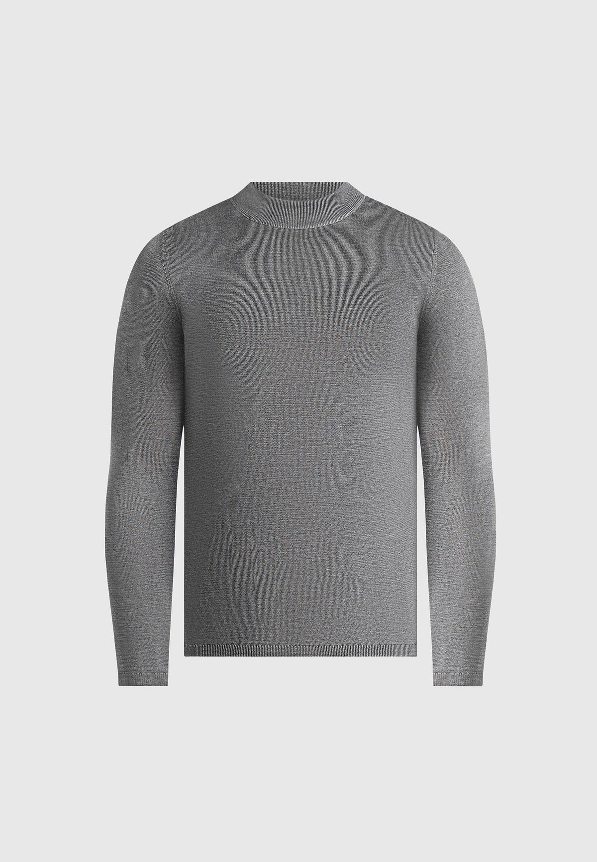kw003-fitted-mock-neck-wool-blend-jumper-grey