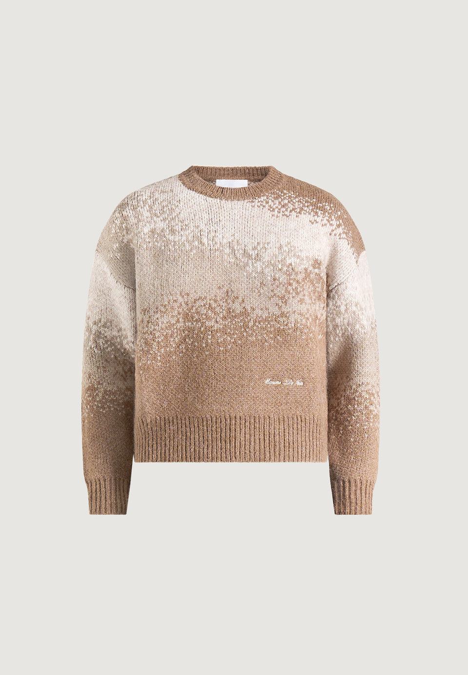Yani - Ombré Wool Crewneck Sweater - Beige