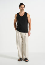 ribbed-cotton-vest-black