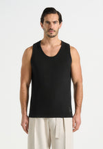 ribbed-cotton-vest-black