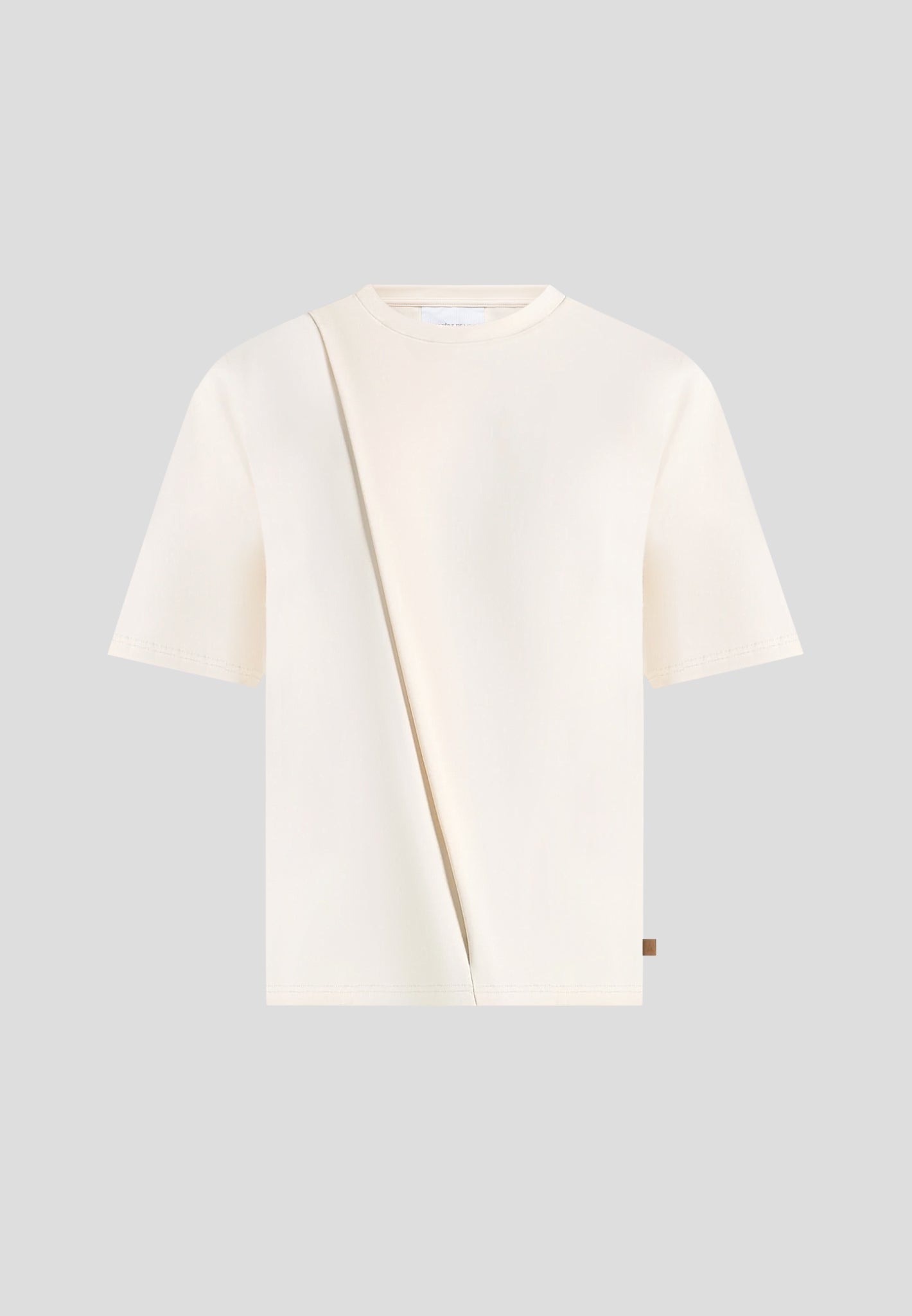 hugo-relaxed-fit-t-shirt-with-pleat-cream