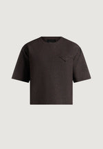 leon-boxy-cropped-hatched-t-shirt-dark-brown