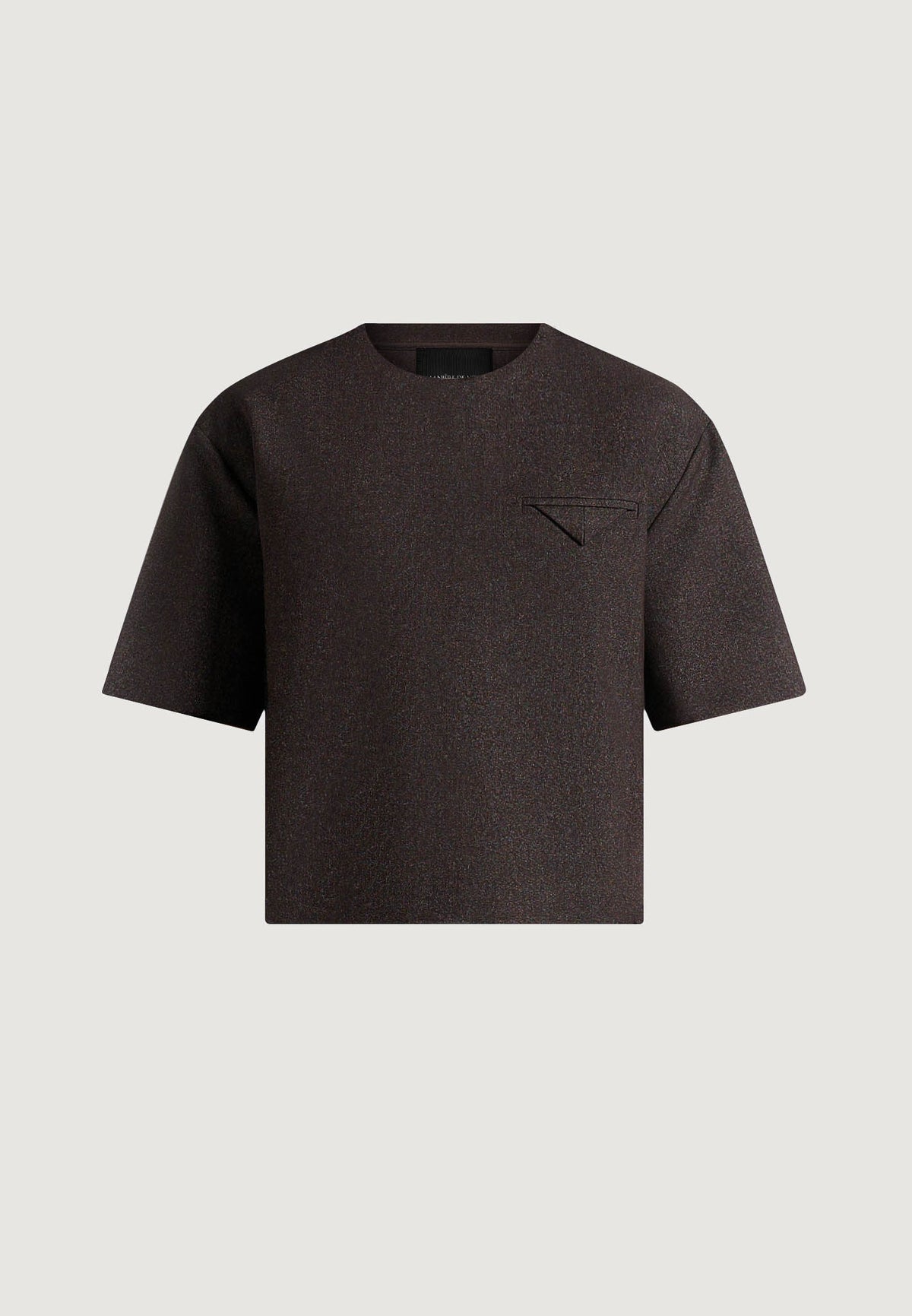 leon-boxy-cropped-hatched-t-shirt-dark-brown