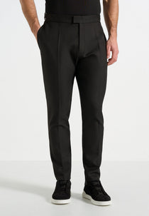Hubert - Slim Fit Tailored Pants - Black