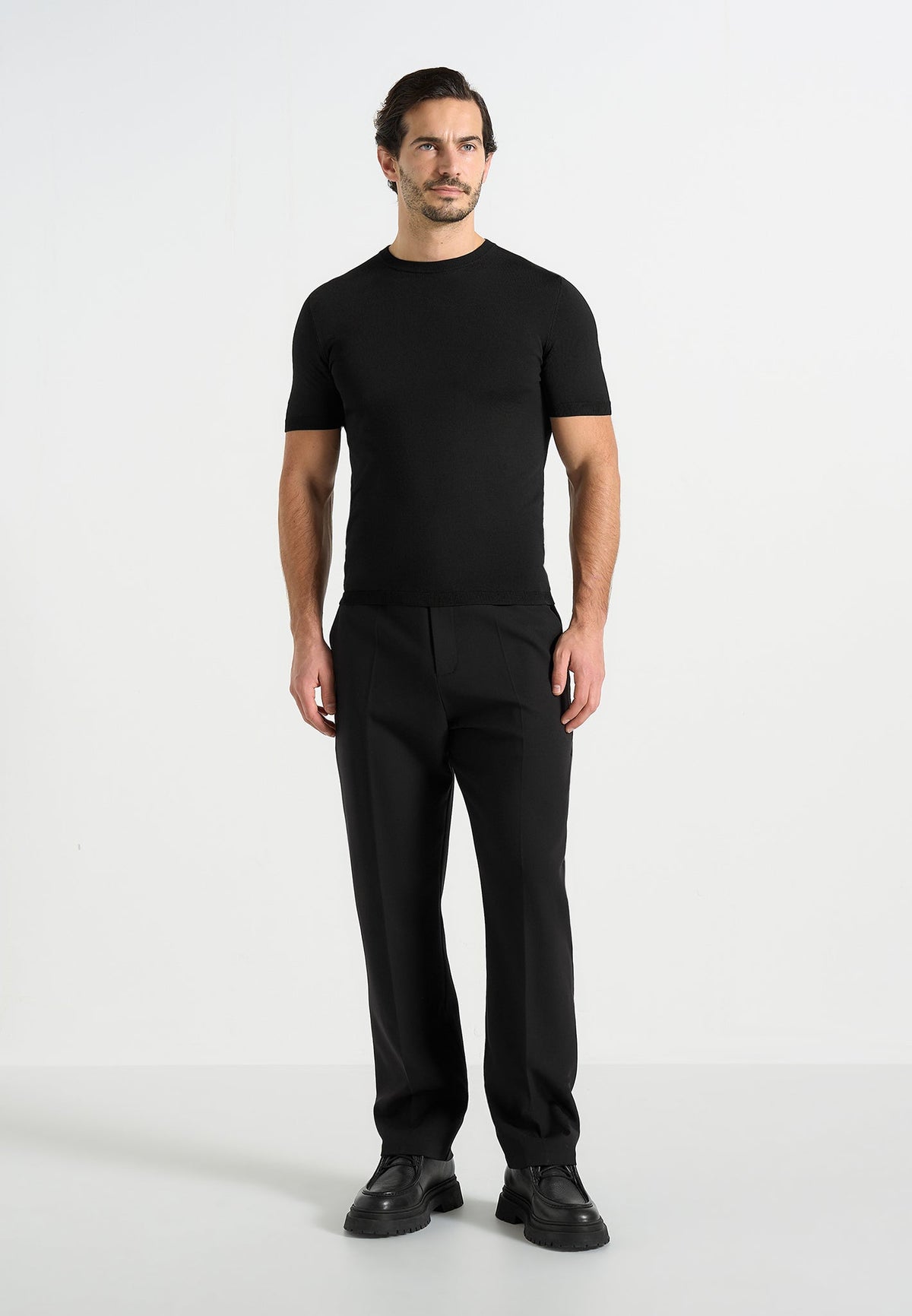 Joseph - Regular Fit Tailored Pants - Black