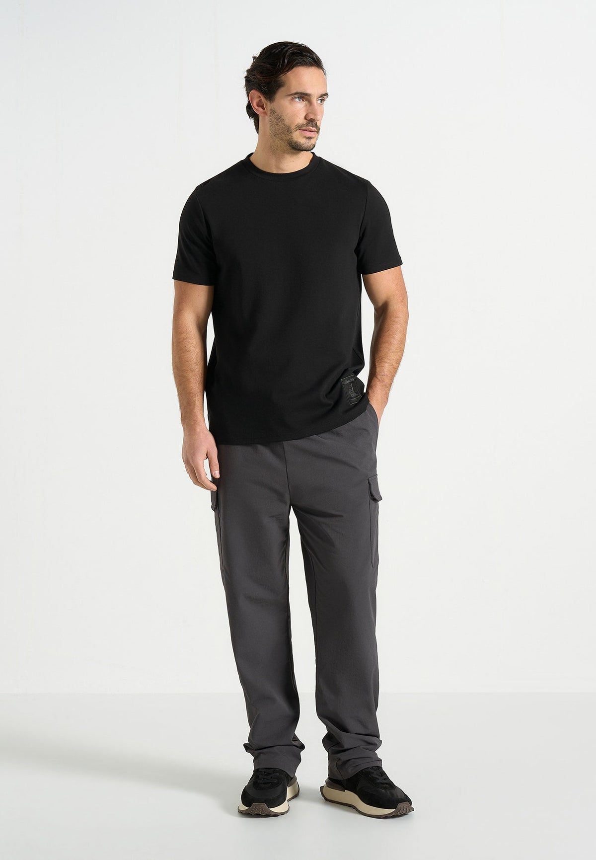 Rayan - Technical Cargo Pants - Charcoal